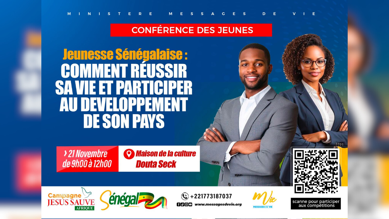 Conférence des Jeunes – Ministère Messages de Vie